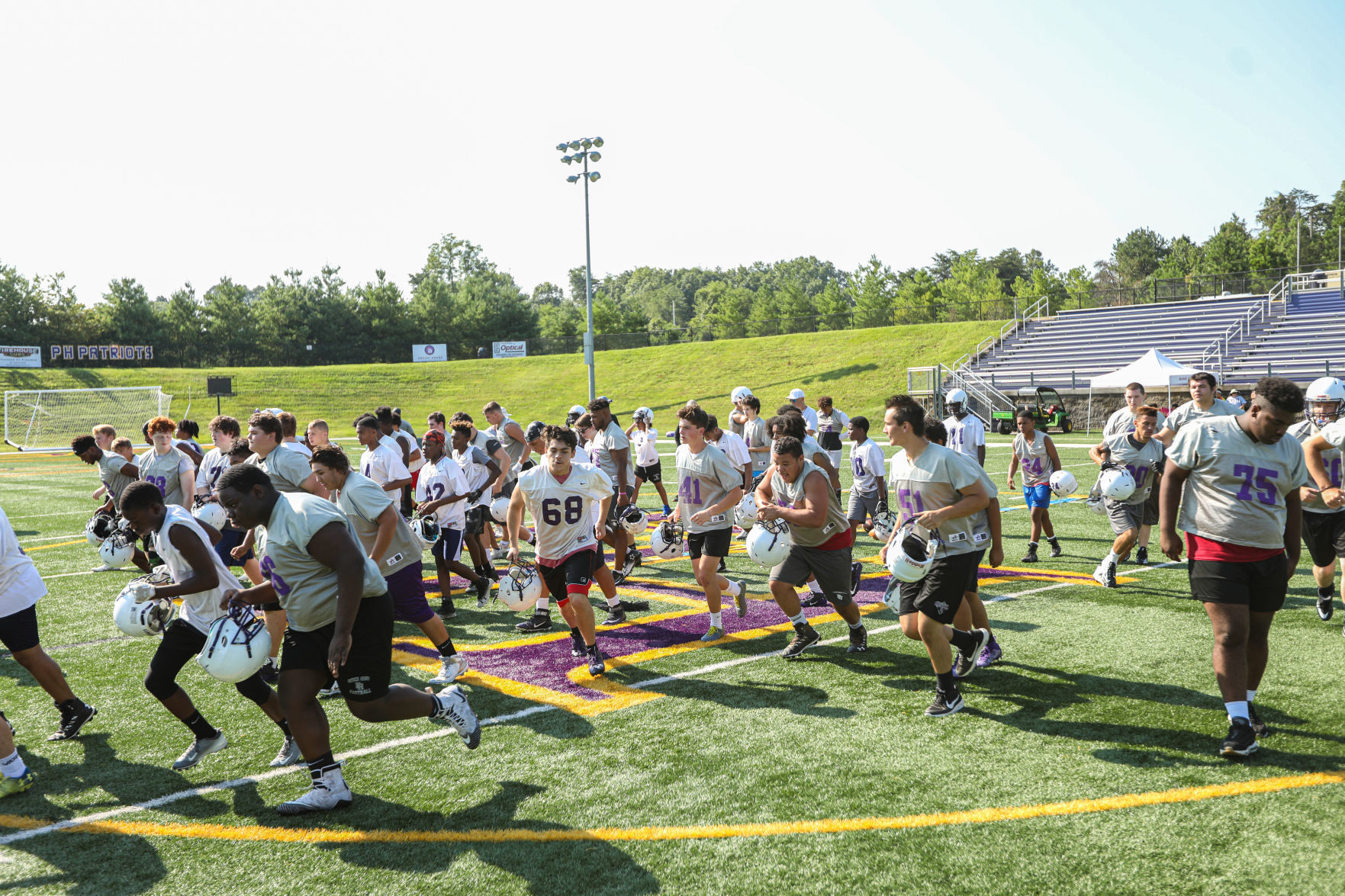 Patrick Henry football practice